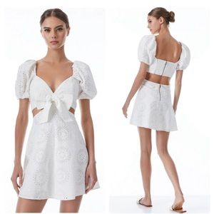 Alice & Olivia Queenie Cutout Dress